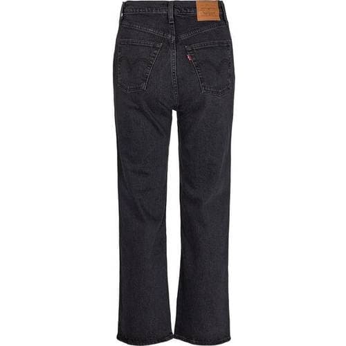 Levi's Ribcage Straight Ankle Jeans - Feelin Cagey/Black