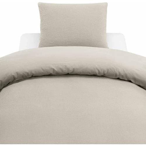 Borganäs Rolling Single Påslakan Beige (210x150cm)