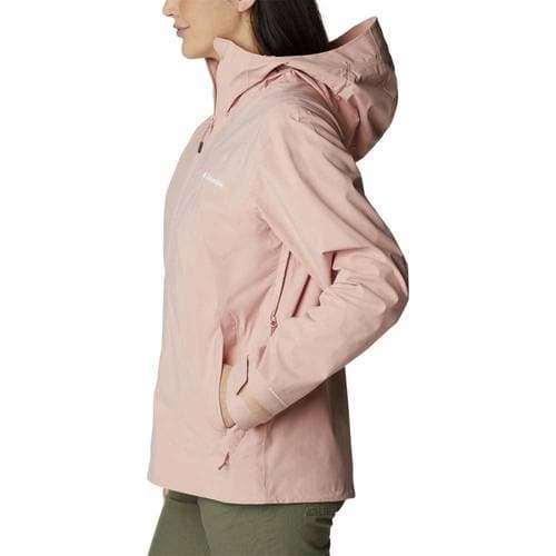 Columbia Women's Omni-Tech Ampli-Dry Shell Jacket - Faux Pink