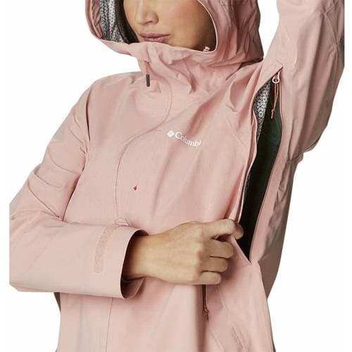 Columbia Women's Omni-Tech Ampli-Dry Shell Jacket - Faux Pink