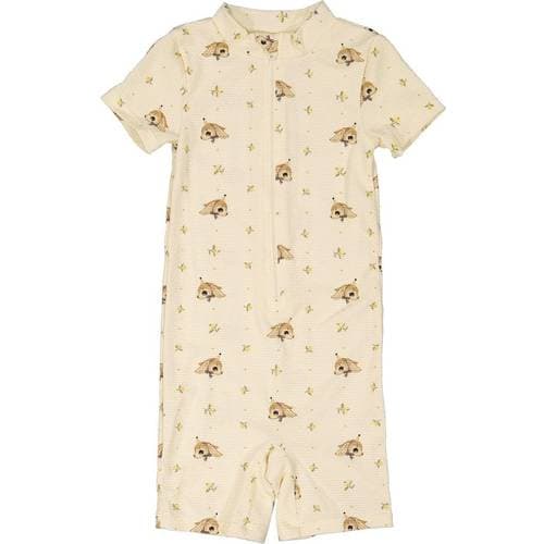 Geggamoja Long Ear UV-Dräkt Kort Arm - Beige (1870221516)