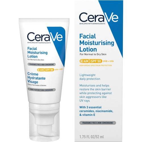 CeraVe AM Facial Moisturising Lotion SPF50