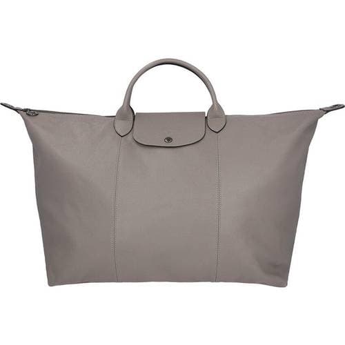Longchamp Le Pliage Cuir Leather Tote Grey NoSize