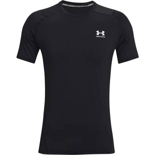Under Armour HeatGear Fitted T-shirt - Black/White