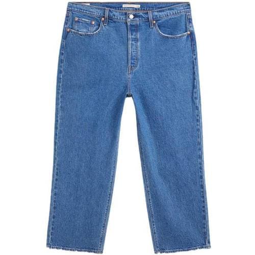 Levi's Ribcage Straight Leg Ankle Jeans Plus Size - Jazz Pop/Medium Wash