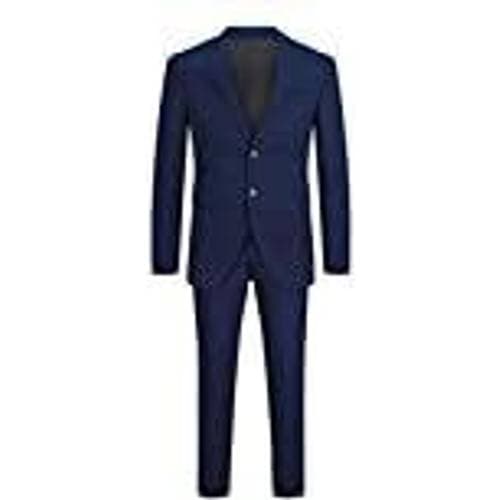 Jack & Jones 2 Piece Super Slim Fit Suit - Blue/Medieval Blue
