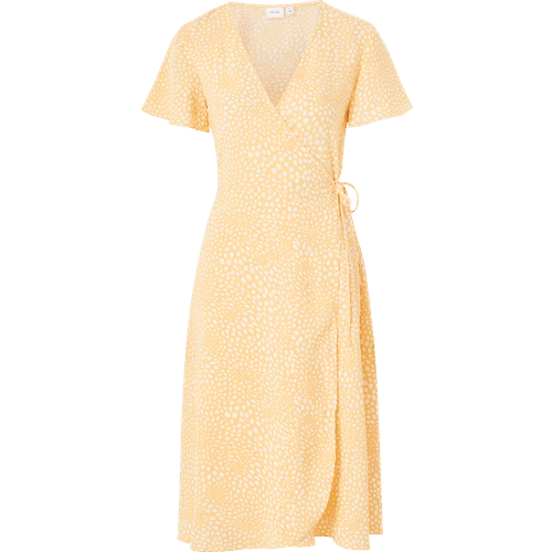 Vila Omlottklänning viLovie S/S Wrap Midi Dress