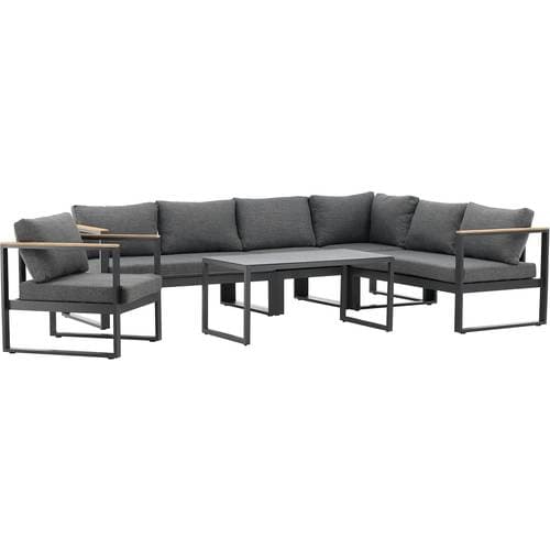 Venture Design Texas Loungeset, 1 Bord inkl. 1 Stolar & 4 Soffor