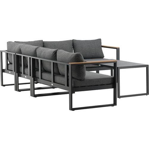 Venture Design Texas Loungeset, 1 Bord inkl. 1 Stolar & 4 Soffor