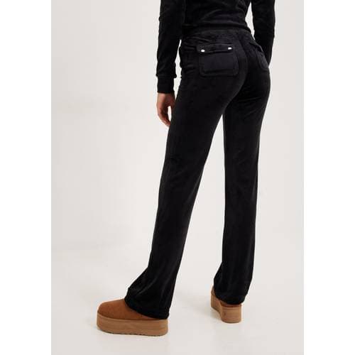 Juicy Couture Del Ray Classic Velour Pant - Black