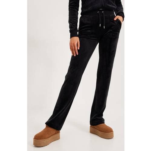 Juicy Couture Del Ray Classic Velour Pant - Black