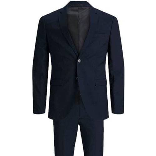 Jack & Jones 2 Piece Super Slim Fit Suit - Blue/Medieval Blue