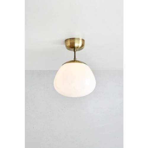 Markslöjd Rise 25cm Vit/Antikmässing Takplafond