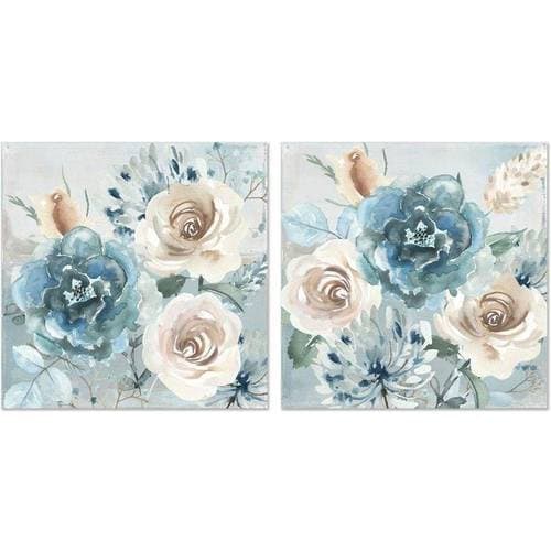 Dkd Home Decor Painting 80 3 Flowers Shabby Chic Framed Art
