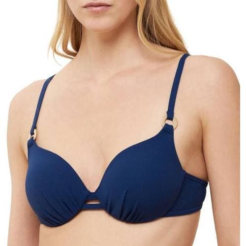Triumph Summer Glow Underwired Padded Bikini Top - True Navy