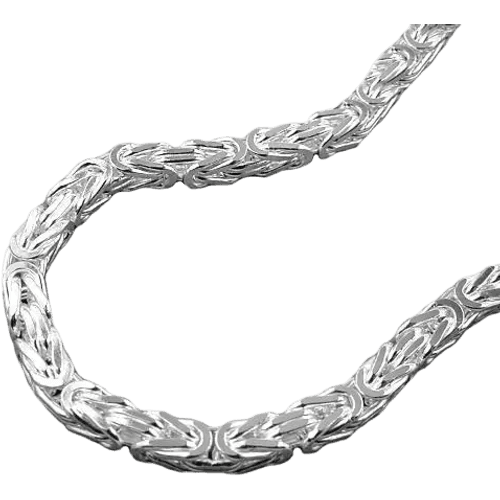 Klockor och Smycken Imperial link Square Necklace - Silver