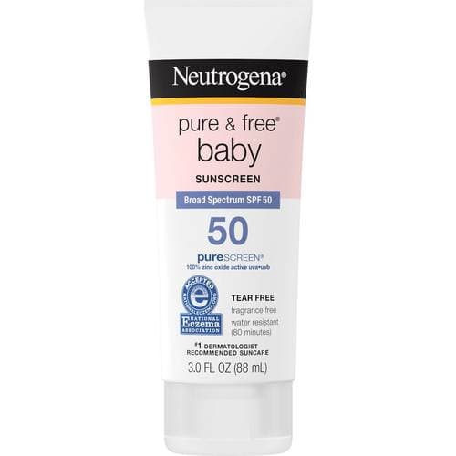 Neutrogena Pure & Free Baby Sunscreen Lotion Broad Spectrum SPF50