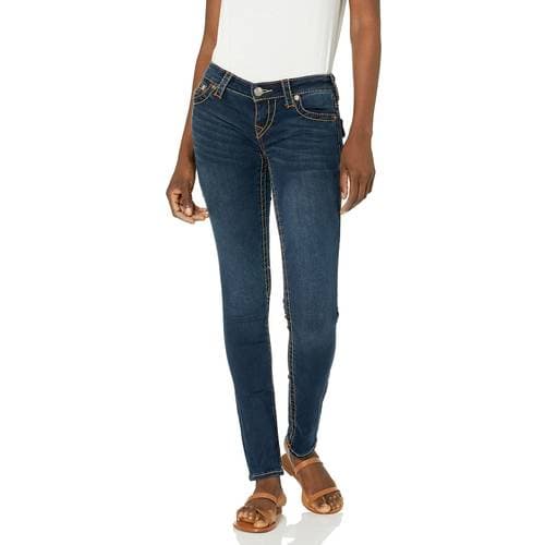 True Religion Women's Stella Low Rise Skinny Fit Jean, Indigo Upgrade