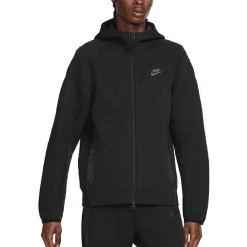 Nike Men's Sportswear Tech Fleece Windrunner Full Zip Hoodie - Black