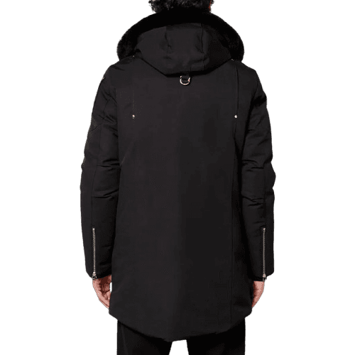 Moose Knuckles Men's Original Stirling Parka - Black/Natural Fox Fur