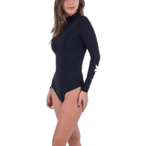 Hurley Women's OAO Solid Back Zip Surfsuit - Black