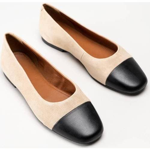 Vagabond Jolin - ballerinaskor Mocka/Skinn beige