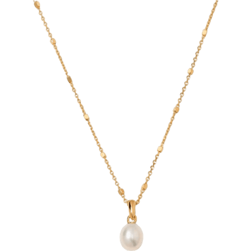 Syster P Treasure Single Necklace - Gold/Pearl