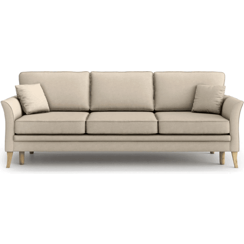 Trademax Juliette Beige Soffa 223cm 3-sits