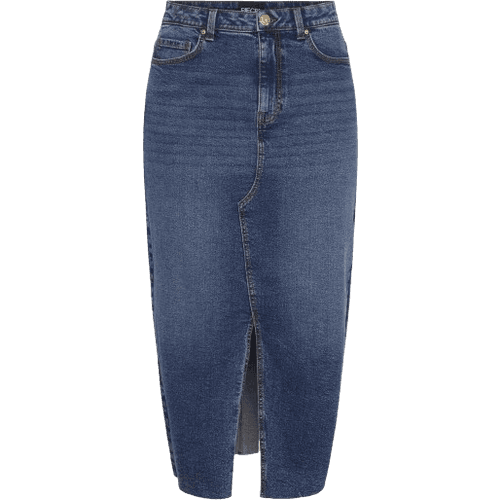 Pieces Jessie Denim Skirt - Medium Blue Denim
