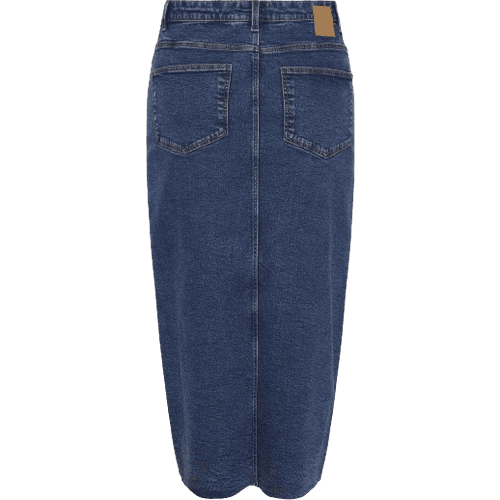 Pieces Jessie Denim Skirt - Medium Blue Denim