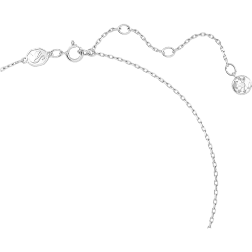 Swarovski Stilla Pendant Necklace - Silver/Black/Transparent