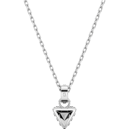 Swarovski Stilla Pendant Necklace - Silver/Black/Transparent