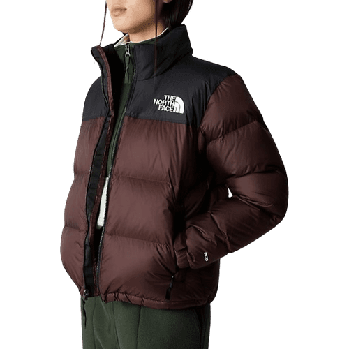 The North Face Women's 1996 Retro Nuptse Jacket - Coal Brown/TNF Black