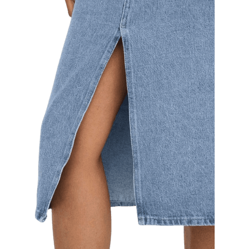Only Bianca Midi Skirt - Blue/Light Blue Denim