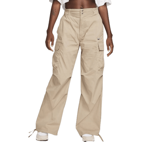 Nike Women's Sportswear High-Waisted Loose Woven Cargo Pants - Khaki