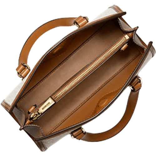 Michael Kors Chantal Small Logo Messenger Bag - Vanilla/Acorn