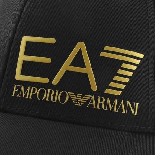 EA7 Emporio Armani Logo Baseball Cap - Black