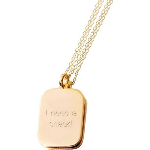 Sif Jakobs Follina Pianura Quadrato Necklace - Gold