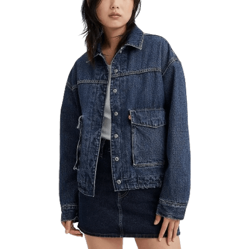 Levi's Wellthread Bellos Trucker Jacket - My Garden Blues/Blue