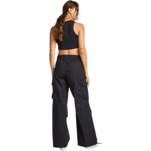 Nike Sportswear Women's High-Waisted Loose Woven Cargo Trousers - Black