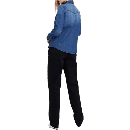 Vero Moda Maria Shirt - Blue/Medium Blue Denim